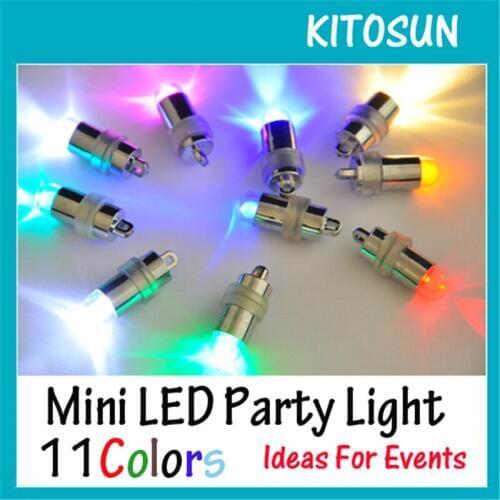 100pcs/lot Waterproof White Submersible LED Balloon Light Party light for paper lanterns LED mini light Floral bulb for party