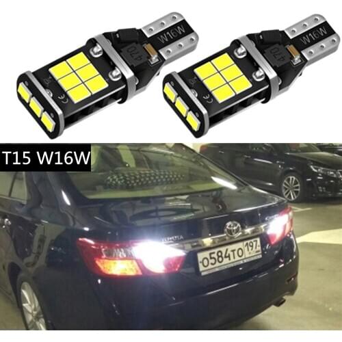 2x Canbus T16 T15 921 W16W LED Bulb Car Backup Reverse Lights for Toyota Camry Corolla RAV4 Avalon Prius Tacoma Sienna Venza