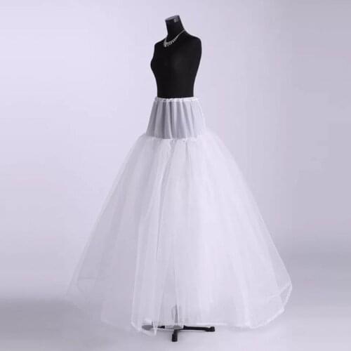 3-layer Hard Net Soft Support no Hoop Wedding Dress Fluffy Petticoat Bridal Wedding Lining Skirt Ladies Women Slip Skirts