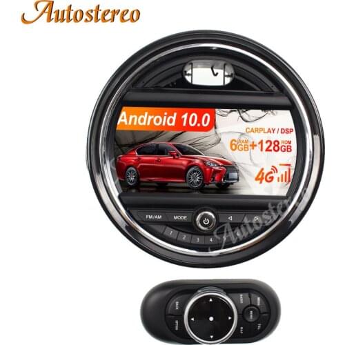 For Mini one F55 F56 Cooper 2015+ Android 10.0 PX6 Carplay Car Multimedia Player Auto Stere Radio GPS Navigation Audio HeadUnit