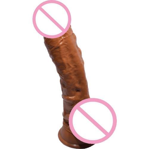 MATATA 9 inch Big Silicone Dildo Realistic Penis Odorless Dildo Strong Suction Cup Dick Safe and Health Sex Toy for Woman