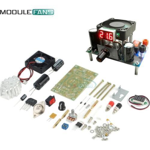 DIY LM338K Digital LED Display Step Down Power Supply Buck Module Board DIY Kit for Arduino FOR Raspberry pi Max 3A 50W