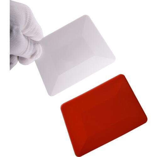 FOSHIO 2pcs Car Wrap Tools Soft Vinyl Squeegee Kit Auto Window Film Tint Tool Carbon Fiber Wrapping Scraper Car Cleaning Tool