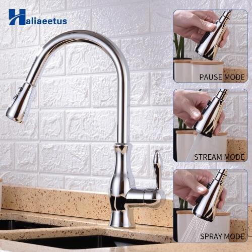 Haliaeetus Black Kitchen Faucets