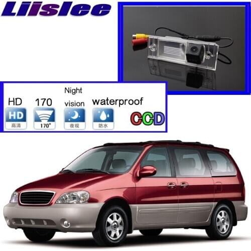 Liislee rearview Rear View Back Up Camera Car Camera For KIA VQ / Camival / Sedona 2006~2014 For PAL / NTSC Use + RCA