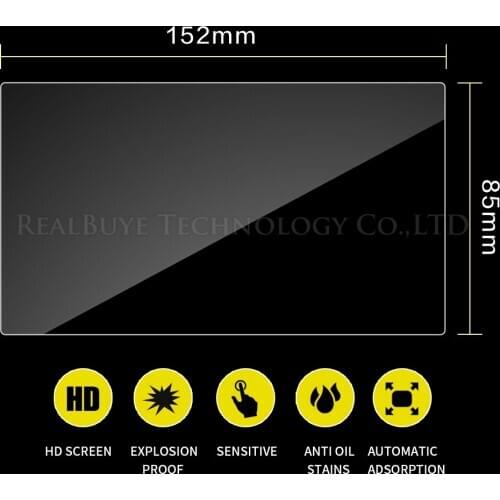 Tempered glass for Car GPS Navigation Multimedia Screen 152*85MM 152*91MM 153*85MM 154*86MM 154*92MM 155*81MM 155*91MM 165*99MM