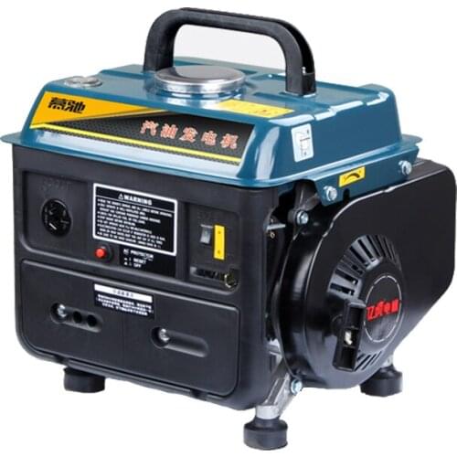 700W Small Gasoline Generator 220v Home Use Outdoor Miniature Vehicle Camping Portable Mute Pure Copper Motor Low Consumption