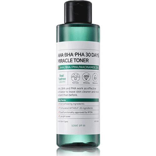 SOME BY MI AHA,BHA,PHA 30 Days Miracle Toner 150ml Face Serum Acne Treatment Scar Blackhead Remover Facial Essence SOMEBYMI
