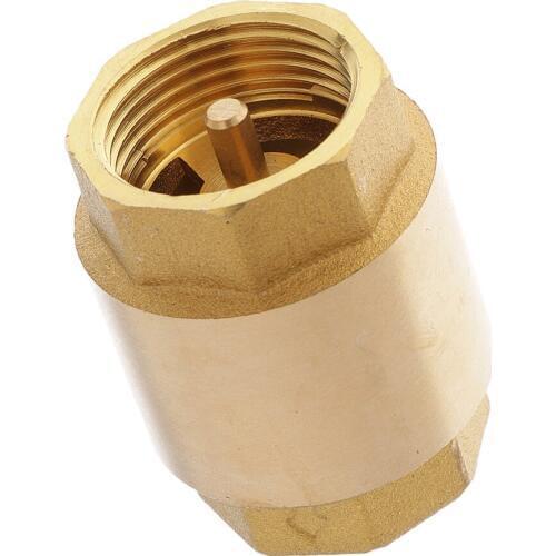 Brass Non-Return Check Valve Air Liquid One Way Check Valve 3/4 Inch