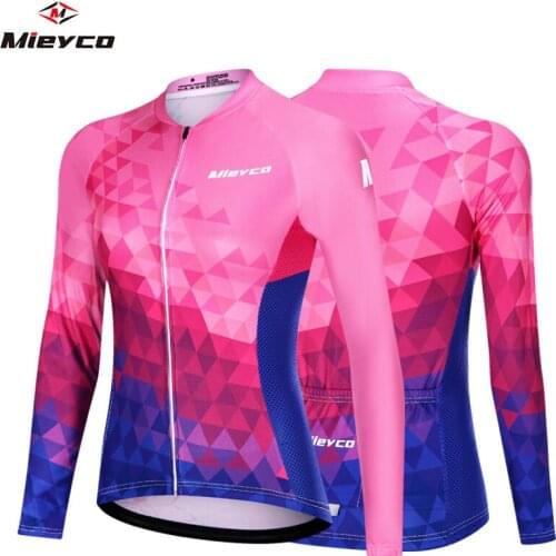 Mieyco Autumn 2020 Womens Clothing For Bicycles Blouse Reflective Cycling Bmx Bike Motocross Clothing Mountain Bikes Vtt Shirt