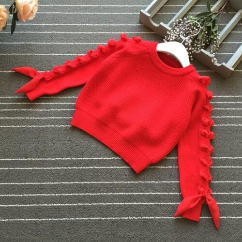 Baby Girls Autumn Cotton Sweater Top Baby Children Clothing Girls Knitted Sweater Kid Spring Clothes Fall Girl Toddler Outfits