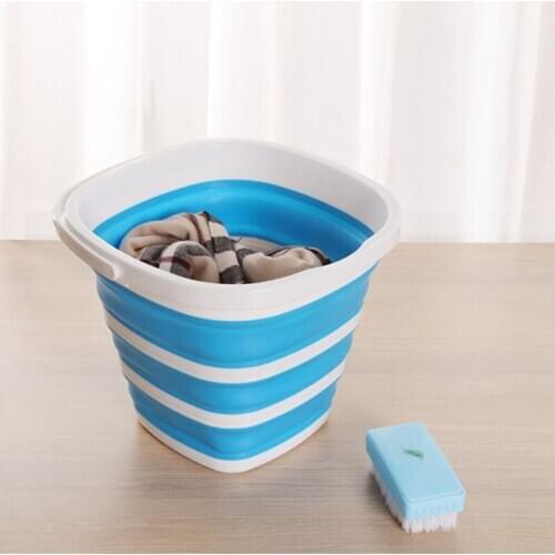 Portable Folding Bucket Foldable Basin Tourism Outdoor Folding Bucket Fishing Camping Car Wash Bucket Outdoor Camping