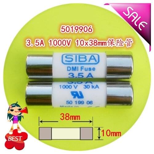 Fuse 5019906 3.5A DMI 1000V 10x38mm Fuses