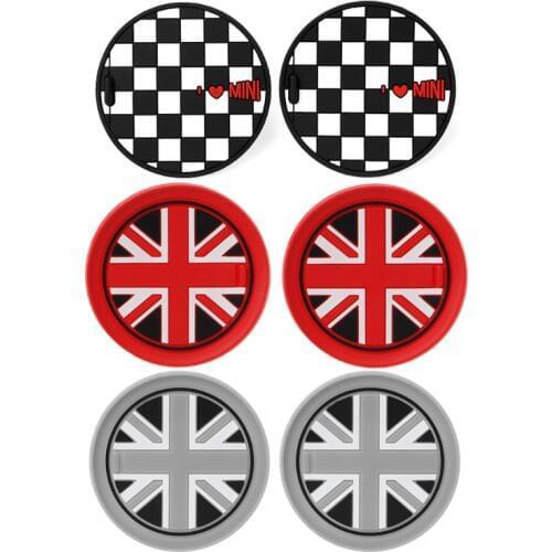 7.7mm Silica Gel Car Cup Anti-slip Pad Mat For BMW Mini Cooper 2011 2012 2013 R55 R56