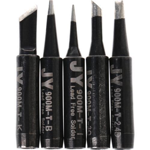Drop Ship 5 Pcs Lead-Free Soldering Solder Iron Tips 900M-T For Hakko 936 SAIKE 909D 852 936d