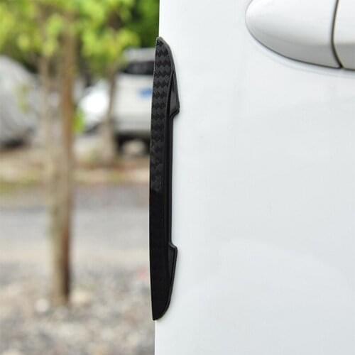 Black White Red Universal Car Door Anti-collision Strip Rearview Mirror Anti-scratch Strip Door Opening Anti-collision Sticker