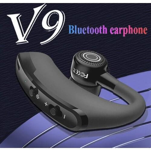 V9 Simple Portable Headphones Bluetooth Hands-free Business Earbuds Comfortable and Stable Sport Earphone Wireless Music Headset