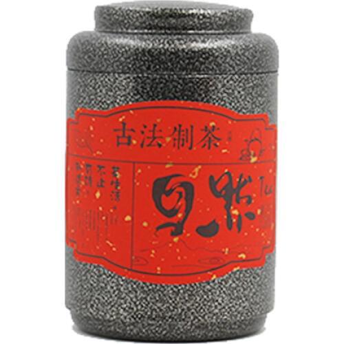 Xin Jia Yi Packaging Old Styles Tin Boxes Round Shape Long Tin Can Double Lid Fashion Color Tea Tin Box Supplier