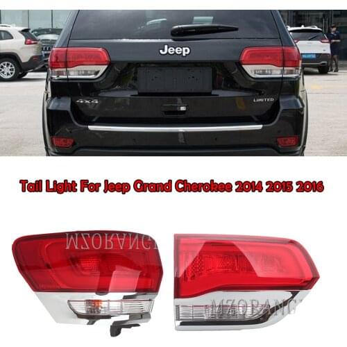 Tail Light Assembly For Jeep Grand Cherokee 2014 2015 2016 Taillights Rear Fog Brake Lamp LED Turn Signal DRL Foglights