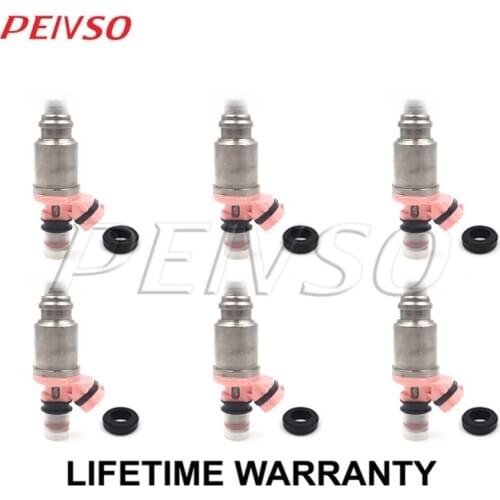 6x 23250-74080 23209-74080 fuel injector for LEXUS NA LX450 4.5L 1FZ 1995~1998