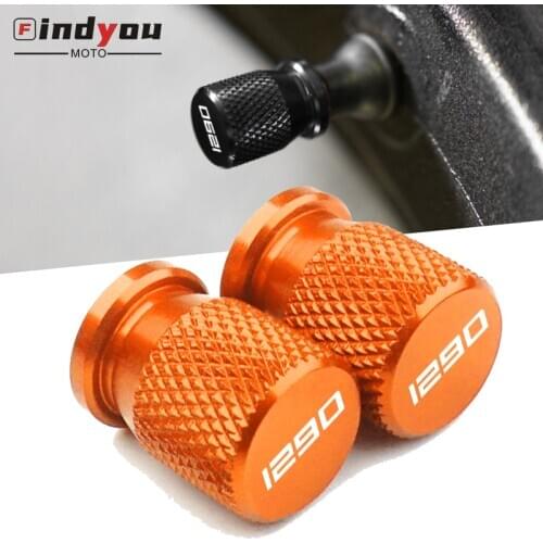 For KTM Adventure 790 990 1050 1090 1190 1290 SUPER ADVENTURE With Logo Motorcycle Aluminum CNC Wheel Tire Valve Stem caps cover