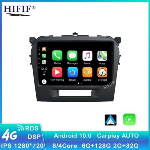 Android 10 For Suzuki Vitara 2015 2016 2017 2018 2019 Car radio Multimedia Player GPS Navigation Autoradio Stereo Car DVD Player