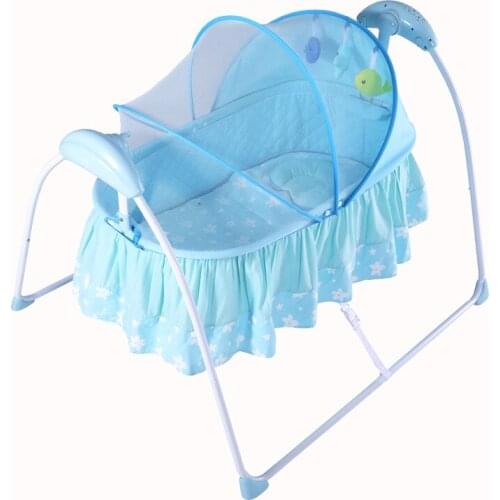 Artfunning Music to sleep electric baby cradle bed Smart electric swing baby rocking chair rocking bed free Shipping