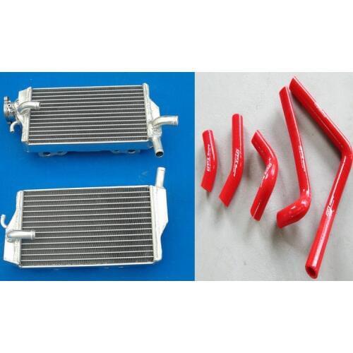 HOT selling FIT for Honda CR250 CR250R 2002 2003 2004 Aluminum radiator and hose CR 250 R 02 03 04