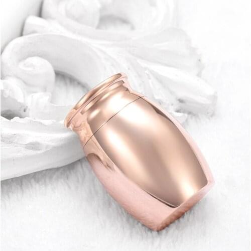 IJU0001 4 Colors Dog/Cat Cremains Memorial Ashes Urn Small Polish Funeral Urn Pet Stainless Steel Cremation Ashes Urn Holder