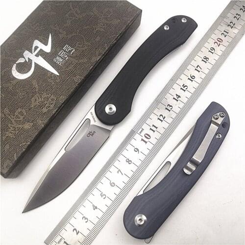 CH CH3015 Light Weight D2 Balde G10 Handle Flipper Quick-Open Utility Outdoor Camping Survival EDC Pocket Folding Knife