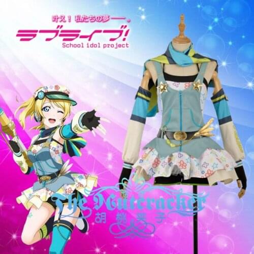 [Customize]2018 Anime Love Live Eli AyaseEllie Crayon/Painter Awakening Cosplay Costume XS-XXL For Wome Halloween Free Shipping