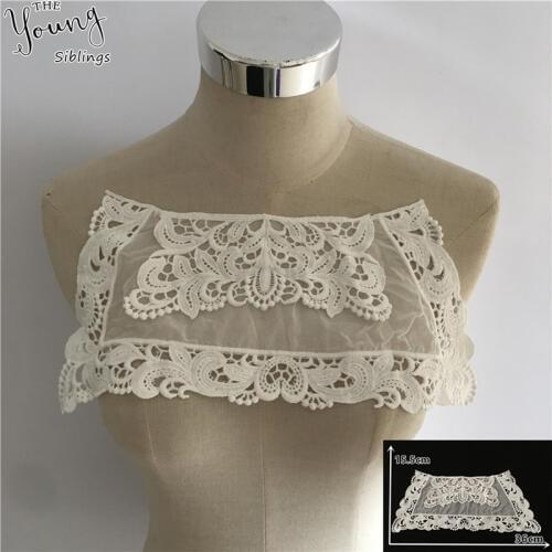 New arrive Embroidery Applique Lace Collar Venise Lace fabric DIY Sewing Evening party dresses Accessory Supplies Scrapbooking
