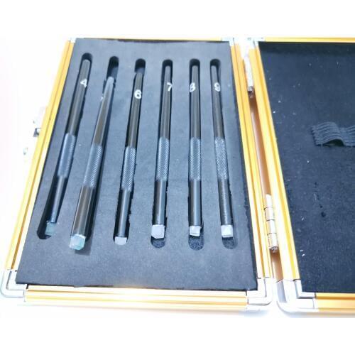 Genuine mailed Morse Mohs hardness test pen grade 4-9, testing kinds of gem jade jadeite hardness tester