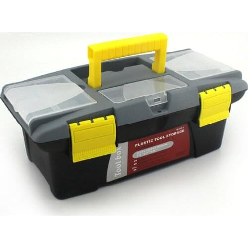 Portable S/M/L Size Plastic Hardware Toolbox Household Multifunction Maintenance Toolbox Car Storage Box Anti-fall Box