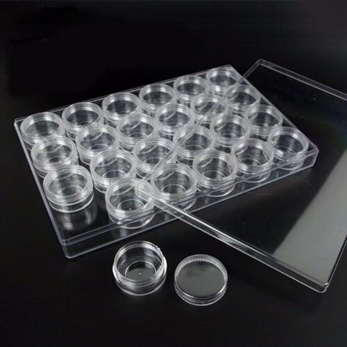 2017 Newest Beads Storage Containers Clear Plastic Box Beads Organizers Solutions Assorted Storage Bottle Jewelry Jars