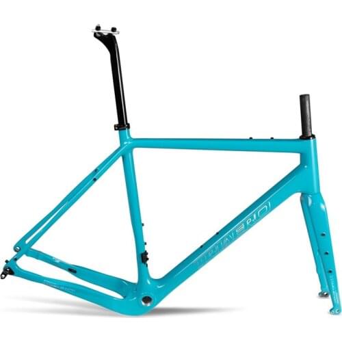 New 700C Carbon Gravel Bike Frame BSA for Gravel Bike Thru Axle 142mm GJ01 Cycling Gravel Road Bicycle Parts