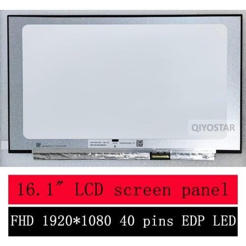 16.1" Slim LED matrix N161HCA-GA1 NV161FHM-NY1 laptop lcd screen panel IPS 100%sRGB FHD 1920*1080P 144HZ 40 pins EDP