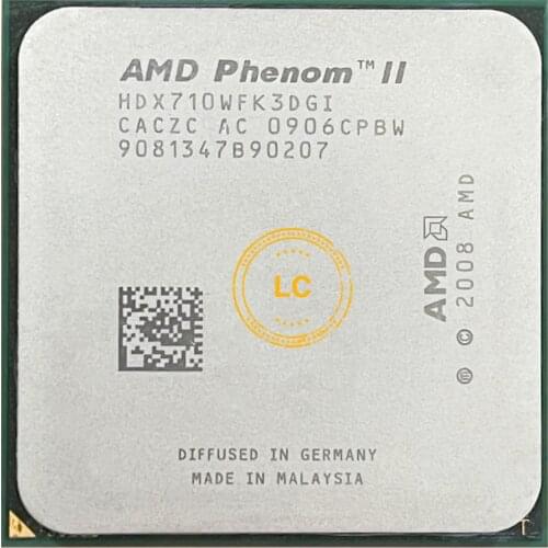 AMD Phenom II X3 710 2.6 GHz Triple-Core CPU Processor HDX710WFK3DGI Socket AM3