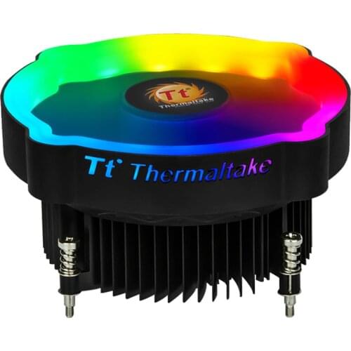 Colorful and Linglong CPU radiator fan 12V RGB LED lighting effect PC computer radiator cooler cooling fan silent for Inter LGA