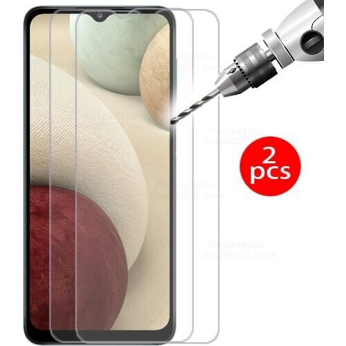 2pcs tempered glass For samsung galaxy a12 case 6.5'' For samsung A12 a 12 12a protective glass samsun galaxi a12 phone cover