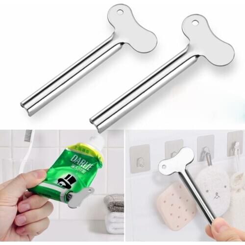 1/2/5 Pcs Reusable Stainless Steel Toothpaste Squeezer Multifunctional Plastic Cream Tube Squeezing Cosmetic Oil Paint Squeezer