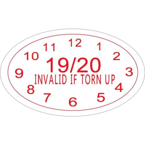 1000pcs Self-adhesive Warranty Labels Fragile Seal Stickers Customizable and Free Design