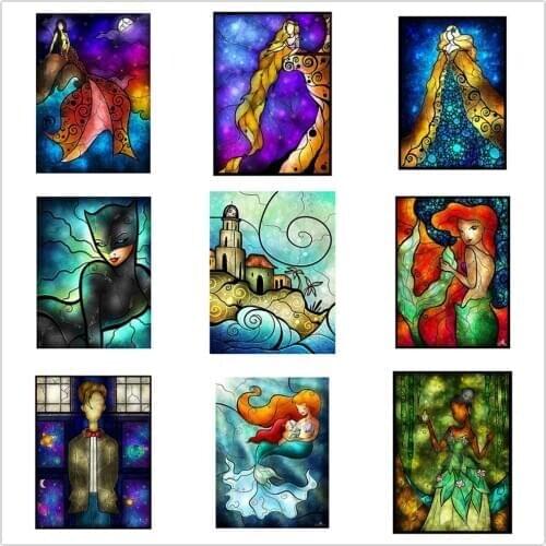 5D Full Diamond painting Kit Cartoon Role Full Square/Round Diamond embroidery Cross stitch Diamond mosaic birthday present F03