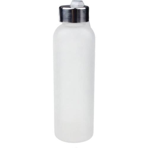 600ML Water Bottle Portable Sport Bike Camping Cycling Travel Plastic Juice Frosted Soda Bottle Drinkware Outdoor Water#YL5