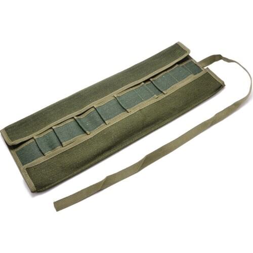 600x380mm Green Garden Bonsai Storage Package Roll Bag Garden Repair Tools Scissors Pliers Canvas Storage Bag Tool Set Case