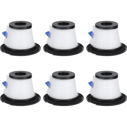 For Dibea T6 C17 T1 Handheld Cordless Vacuum Cleaner Accessories Replacement Filter (6-Pack)