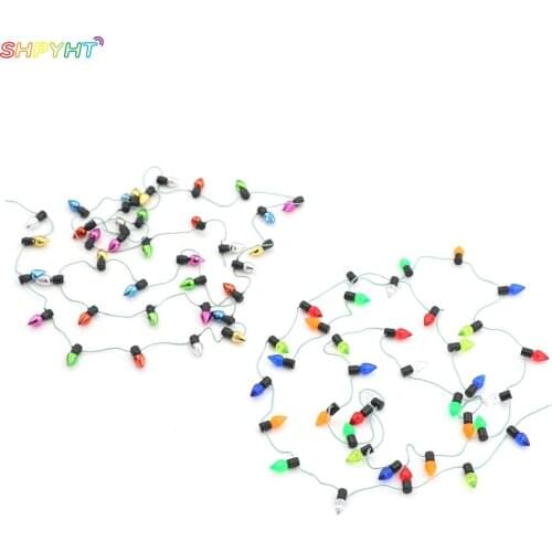 Mini Furniture Accessories String Lights Doll Accessories 0.5m String Of Fake Lights 1/12 Scale Dollhouse Miniature 7Styles NEW