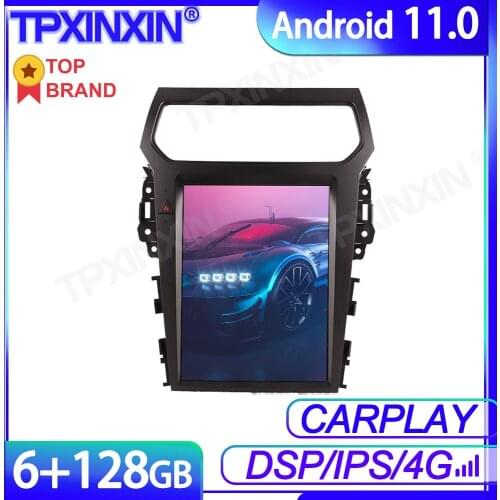 Android11.0 For Ford EXPLORER 2014-2019 Head Unit Car Multimedia Player Auto Radio Tape Recorder GPS Navigation DSP IPS