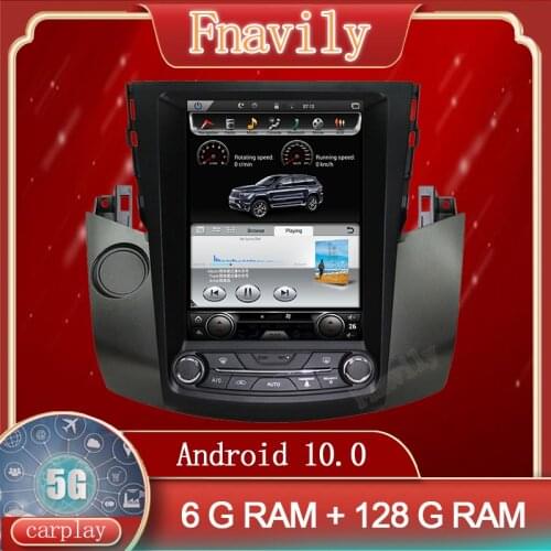 Android 10 Car Radio For Toyota RAV4 Car DVD Player Multimedia System Stereo GPS Autoradio Navigation Vertical Screen 10.4"