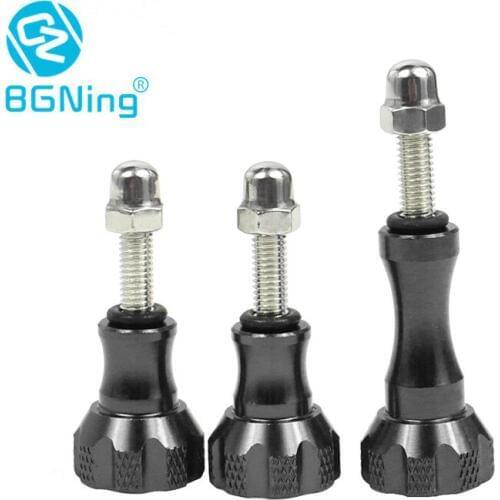 BGNing 3pcs/Set M5 Aluminum Alloy Nut Screw Thumb Knob Bolt CNC Mount for GoPro Hero 8 7 6 5 XiaoYi 4K for OSMO Action Camera